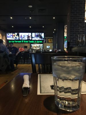 the view from the table